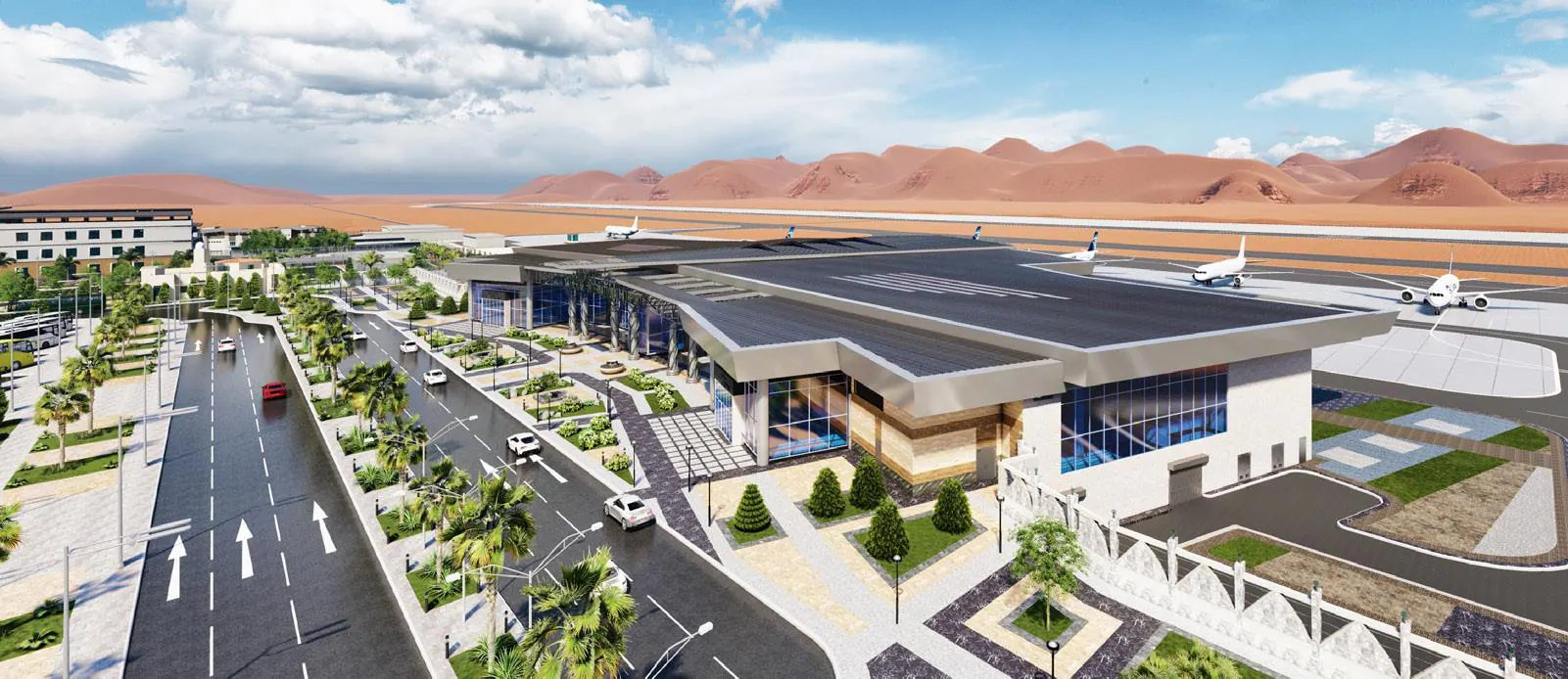 Saint Catherine Airport Terminal & Service Buildings