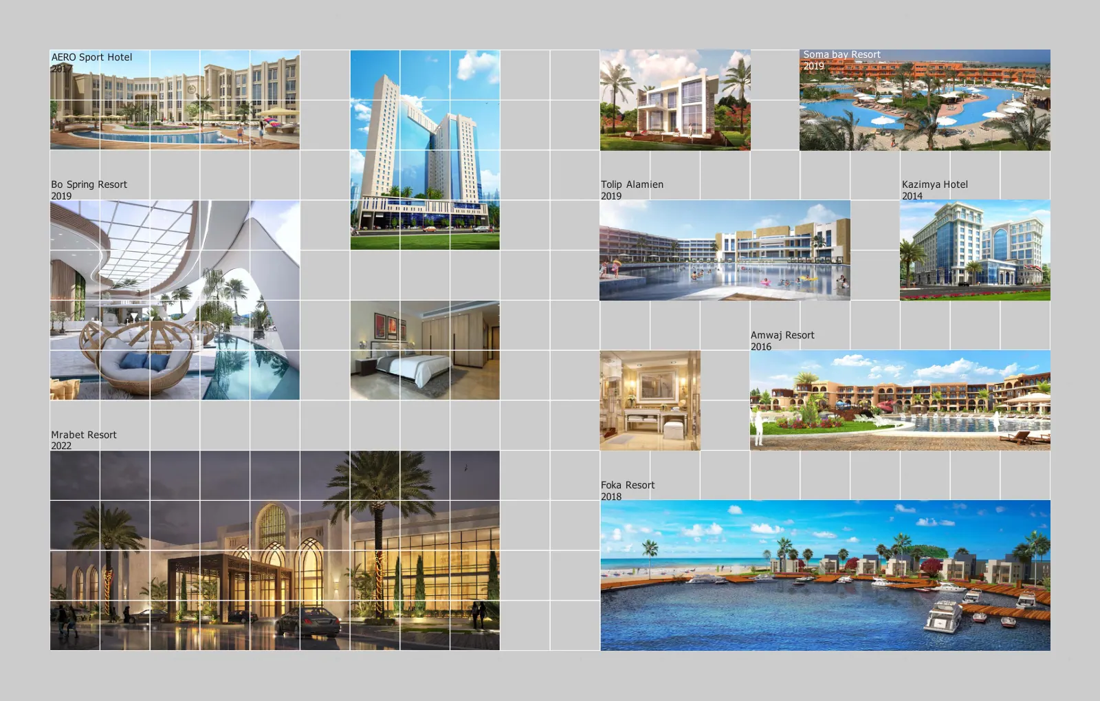 Selected Hospitality Works